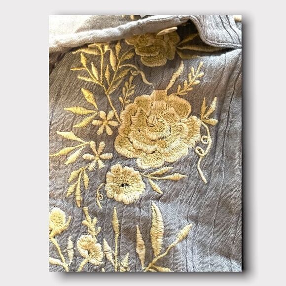 Kayla Seo | NWT Women’s Anni Embroidered Long-sleeved Top Blue Size Small S - Picture 4 of 9